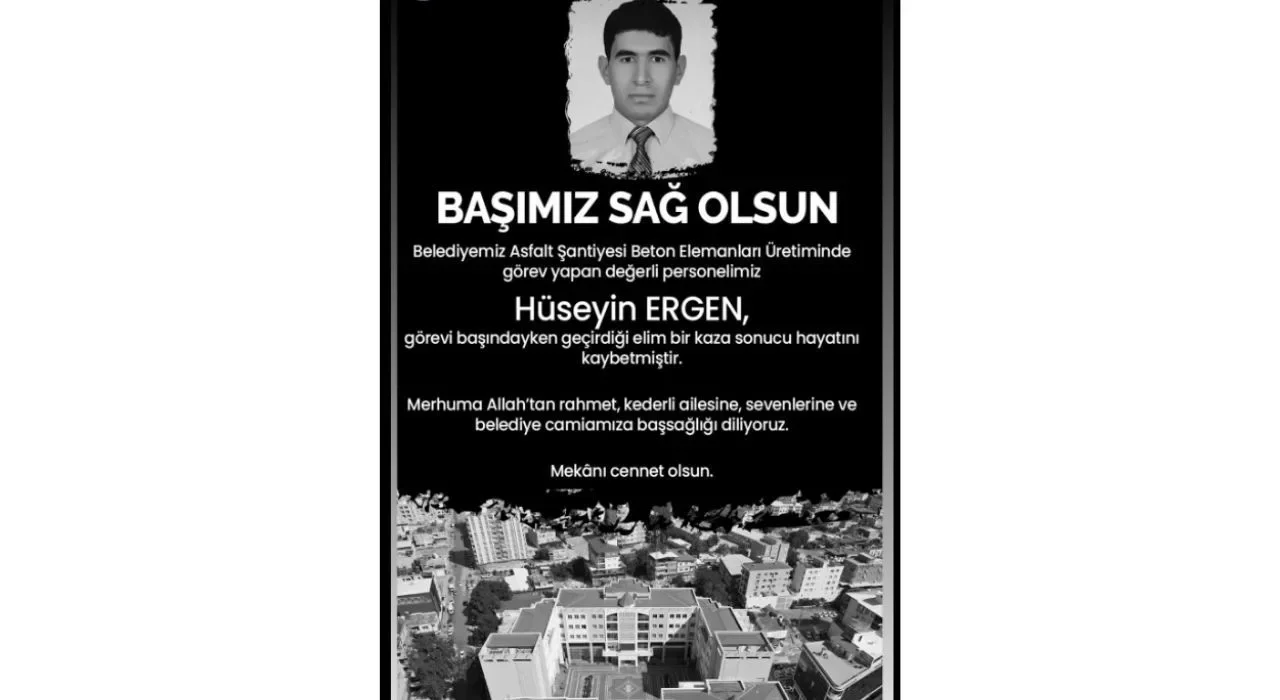 Başkan Çenet’ten Taziye: Hüseyin Ergen’i Kaybettik