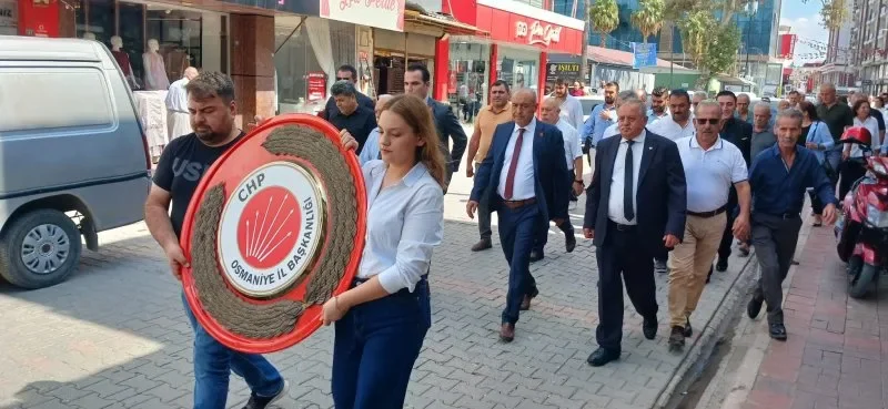 CHP Osmaniye’den 4-9 Eylül Kuruluş Haftası Töreni