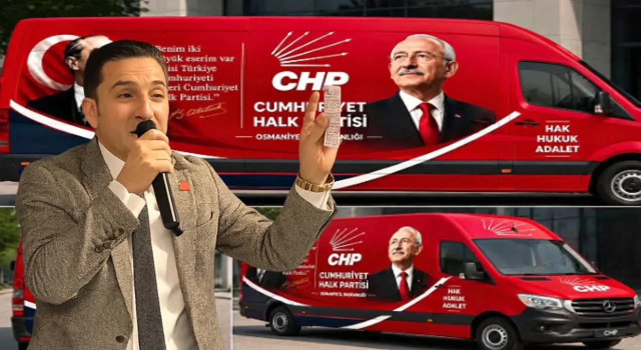 CHP Osmaniye'nin Yadigâr Minibüsü Yeniden Yollarda