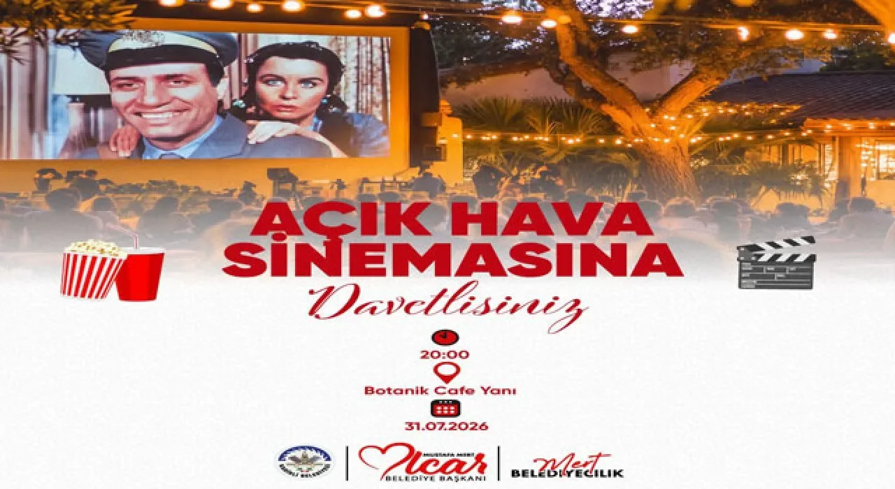 Kadirli'de Açık Hava Sineması Heyecanı Başlıyor