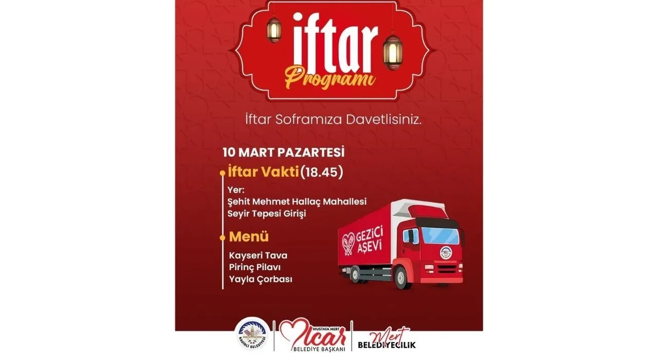 Kadirli’de Gezici Aşevi İftar Programı Sürecek