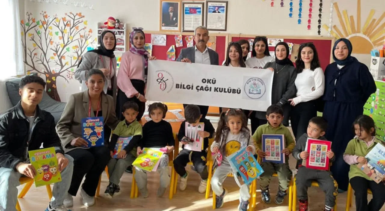 OKÜ’lü Öğrencilerden Kadirli’de Okullara Kitap