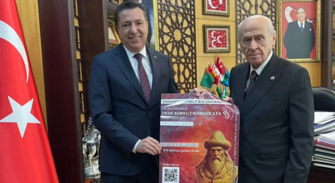 OKÜ Rektörü Turgay Uzun’dan Bahçeli’ye ziyaret