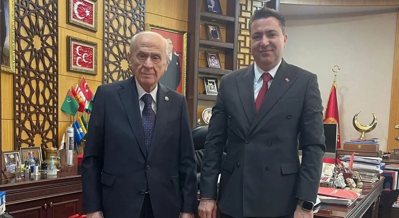 OKÜ Rektöründen Devlet Bahçeli’ye Nezaket Ziyareti
