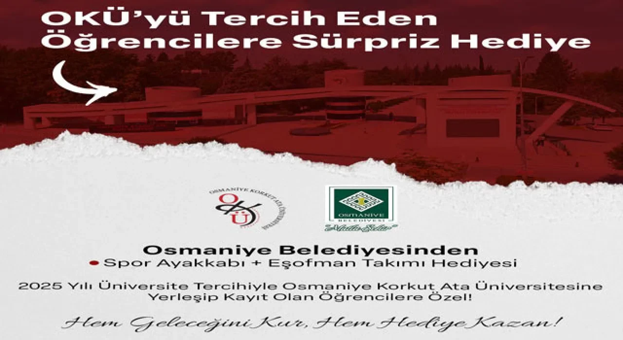 OKÜ’ye kayıt yapan her öğrenciye spor seti verilecek