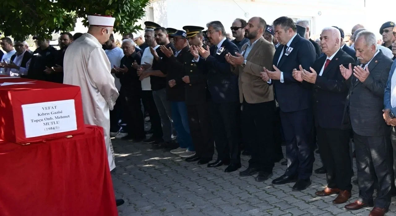 Osmaniye’de Kıbrıs Gazisi Mehmet Mutlu’ya Veda