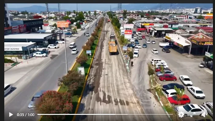 Osmaniye'de Musa Şahin Bulvarı Yenileniyor