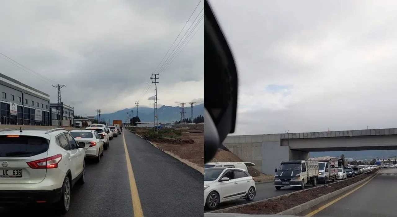 Osmaniye’de Toprakkale Yolu, Trafik Sorunu Yaratıyor
