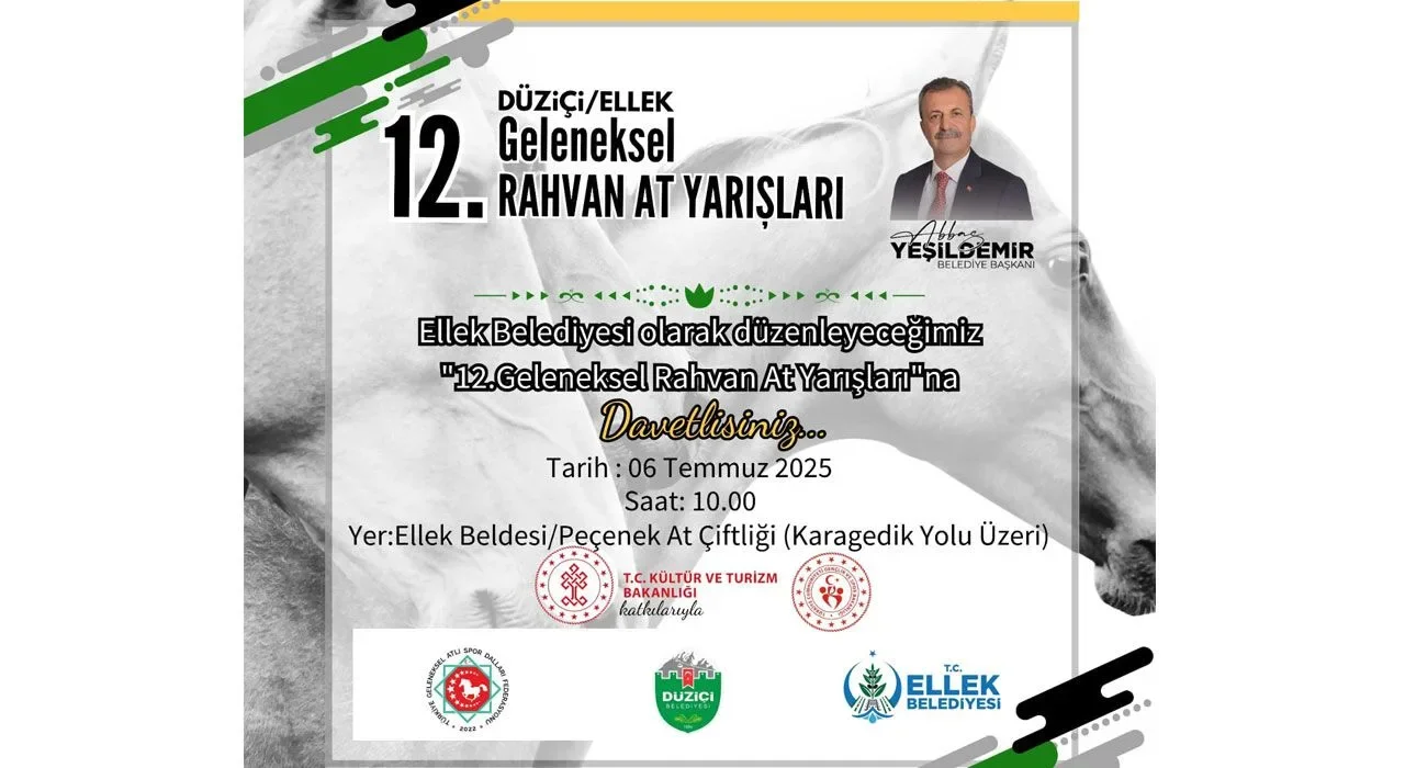 Osmaniye Ellek Beldesi’nde Geleneksel At Yarışı Coşkusu
