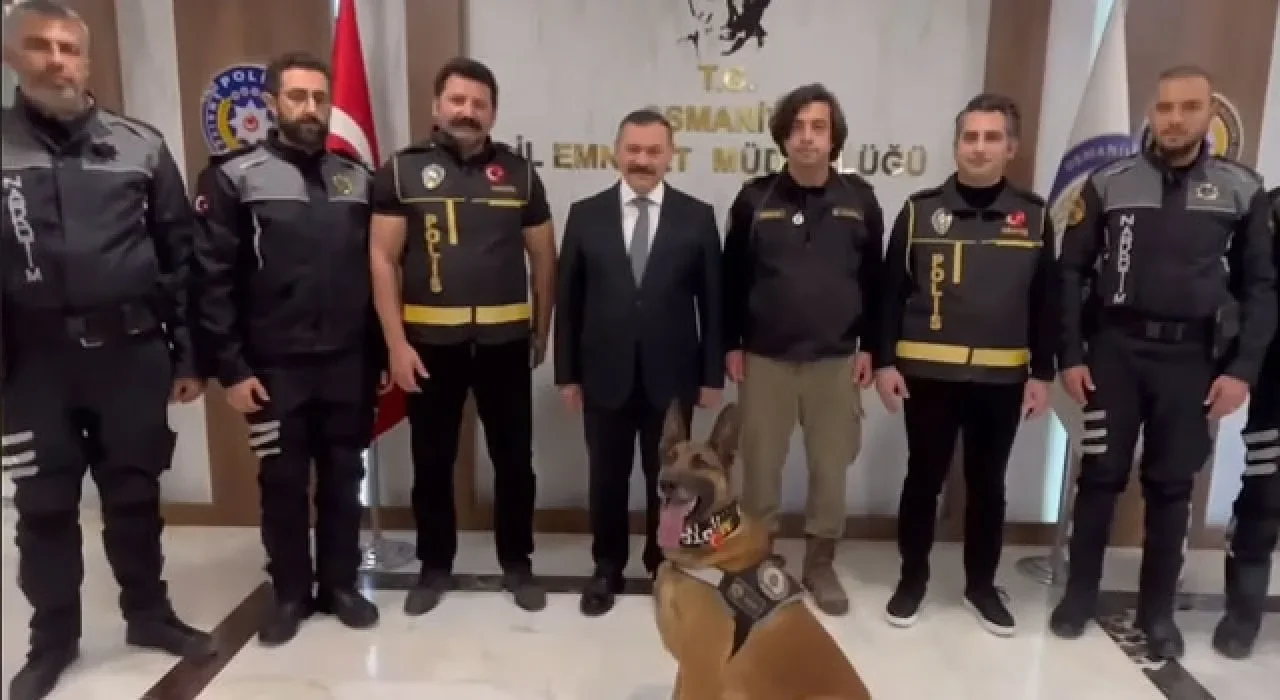 Osmaniye Emniyeti’nin narkotik gururu Pars emekli oldu