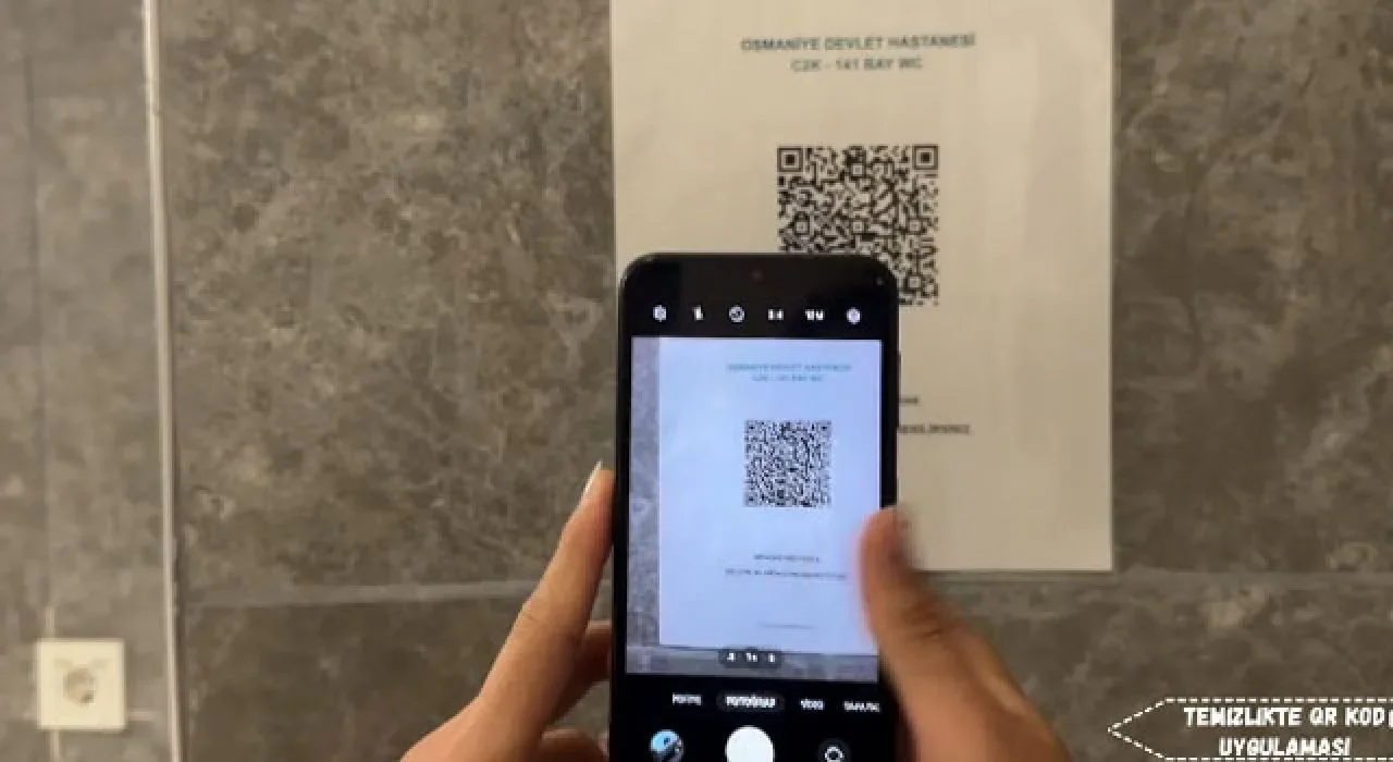 Osmaniye Hastanelerine QR Kodlu Hijyen Kontrolü