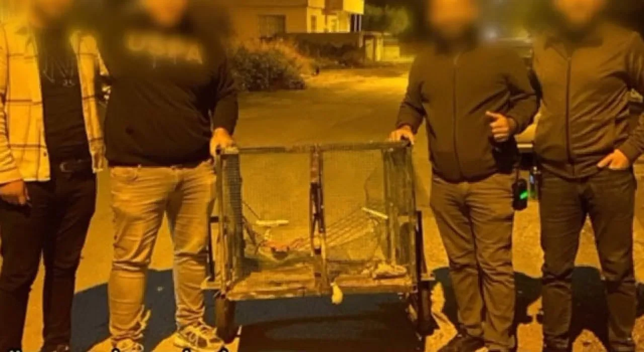 Osmaniye Polisi Çalınan Pazar Arabasını Buldu