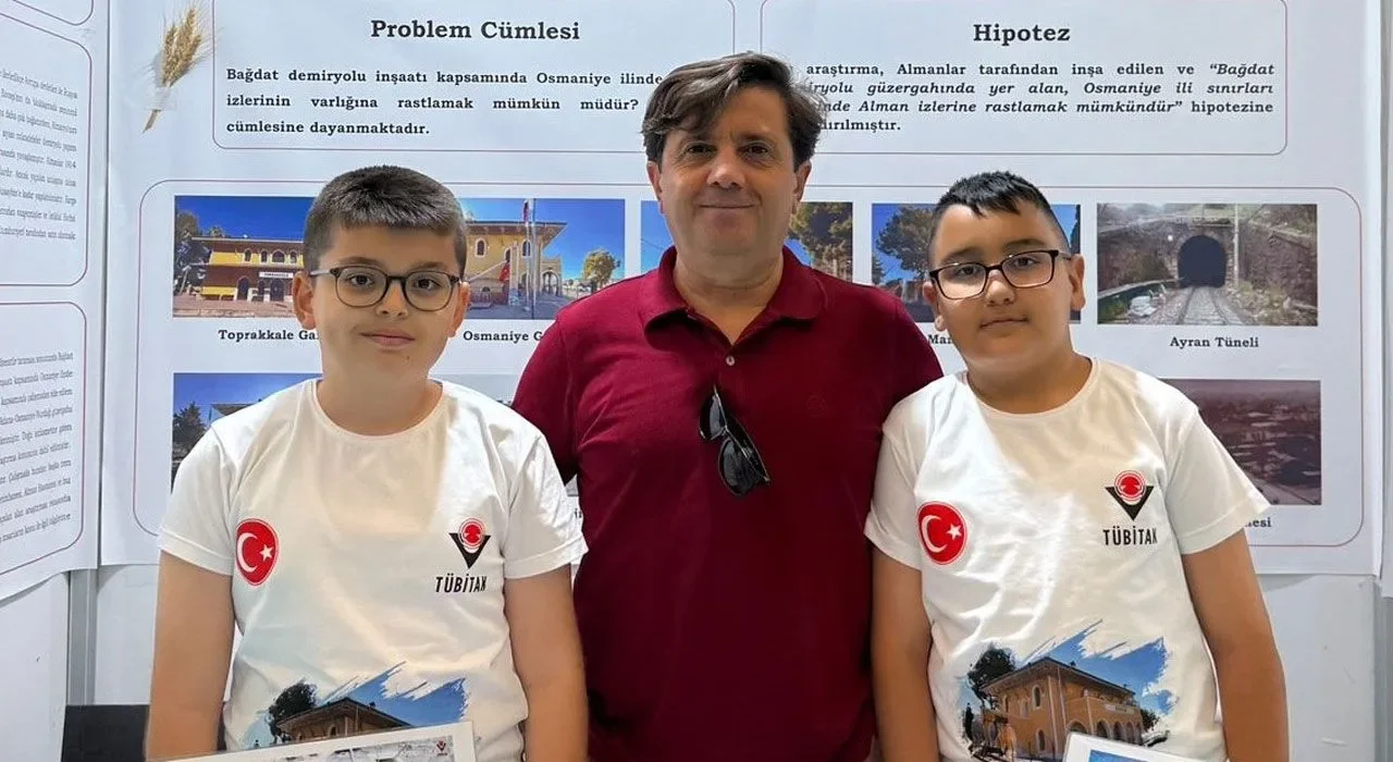Osmaniyeli Öğrenciler TÜBİTAK'ta Türkiye 3.sü