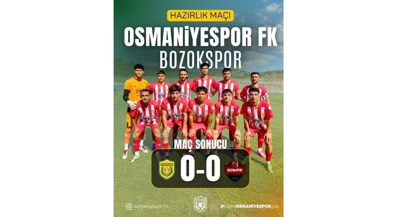 Osmaniyespor FK, Bozokspor’la golsüz berabere kaldı