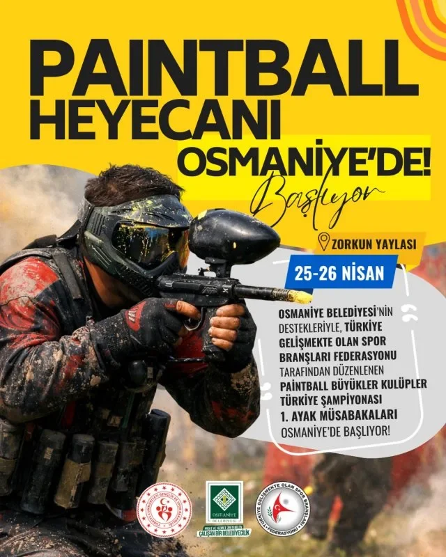 Paintball Şampiyonası Zorkun’da Düzenlenecek