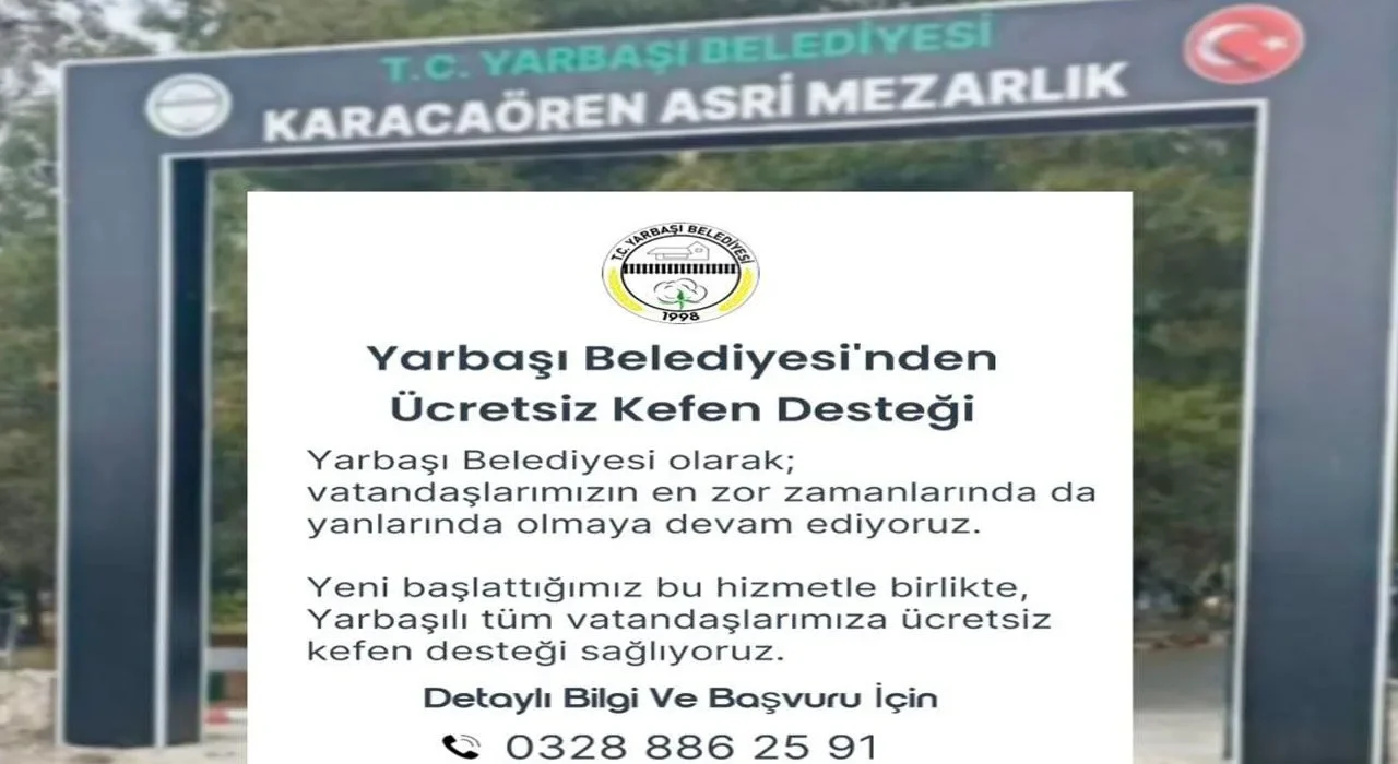 Yarbaşı Belediyesi’nden Ücretsiz Kefen Hizmeti